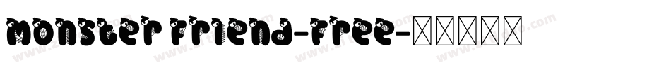 monster friend-free字体转换